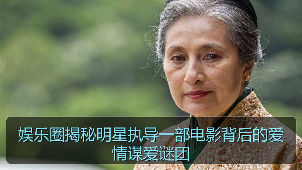娱乐圈揭秘明星执导一部电影背后的爱情谋爱谜团