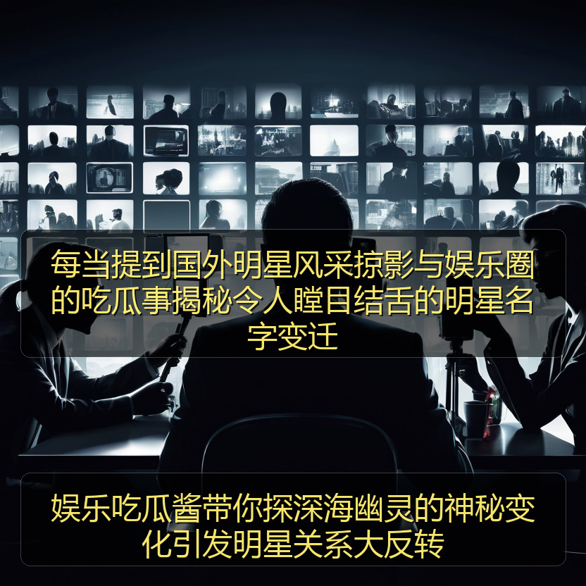 娱乐吃瓜酱带你探深海幽灵的神秘变化引发明星关系大反转